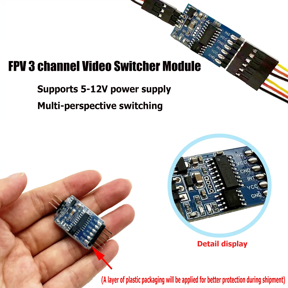 5.8G 3 Channel Video Switcher  - Drone Battery ulasan dan harga