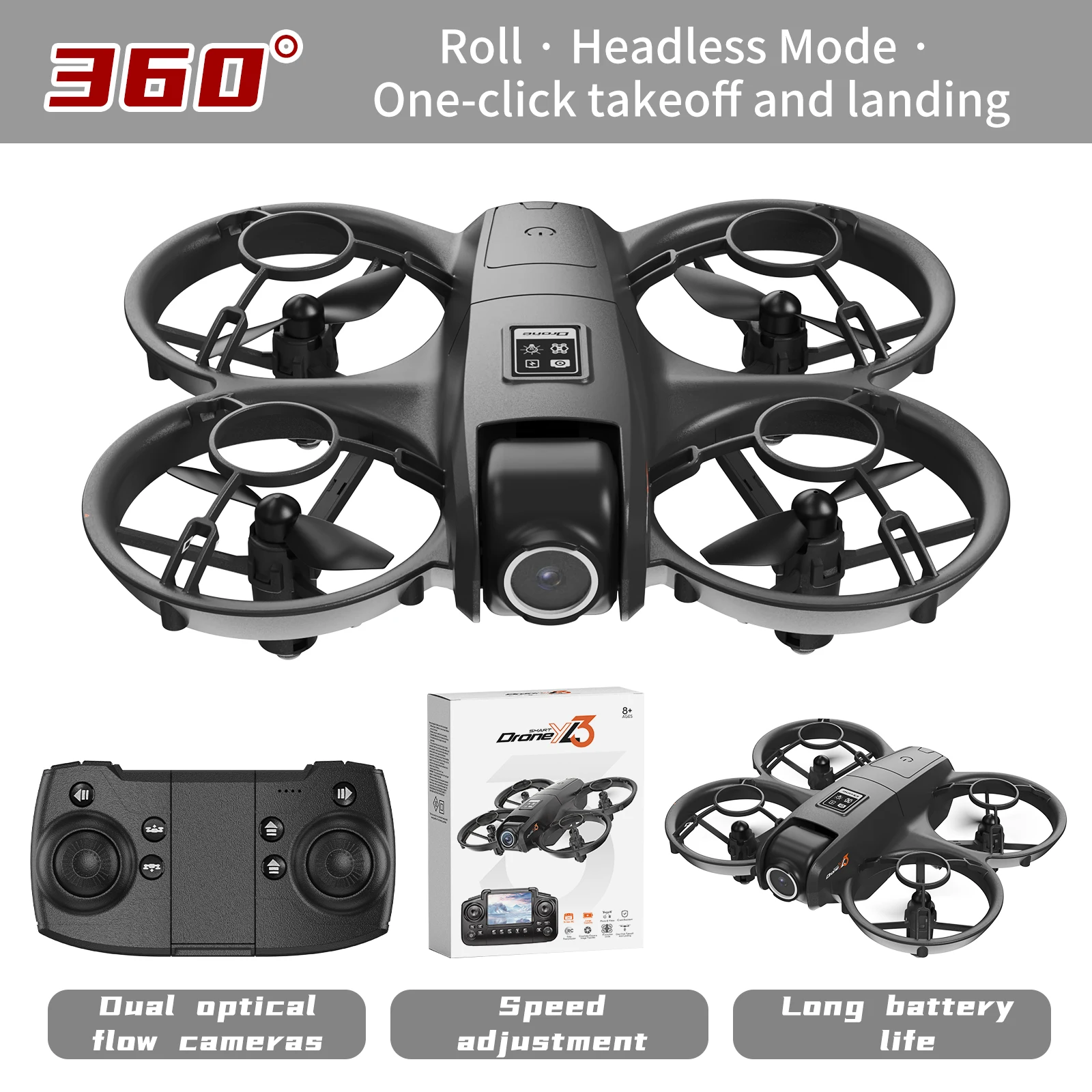 New YL3 RC Drone 8K 1080P Wide - Drone Gps Mount ulasan dan harga